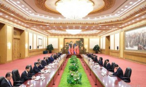 新华图讯丨习近平同朝鲜劳动党总书记、国务委员长金正恩会谈