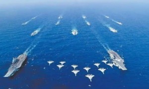 拥有3艘航母,53艘驱逐舰,106艘护卫舰,全球第二海军没有悬念